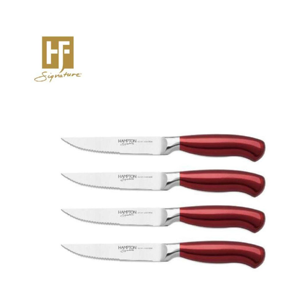 Argentum Red 4Pc Steak Set In Envelope